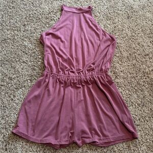 She + Sky Dusty Pink Romper size M